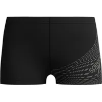 Speedo Medley Logo Aquashort für Jungen, Black/Usa Charcoal, 13