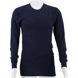 Medima Langarmshirt Hemd (Angora+Baumwolle) Unterwäsche blau Herren (Gr. XXL)