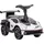 aiyaplay Rutschauto, Kinderfahrzeug, Rutschfahrzeug mit Stauraum, Hupe und Motorgeräusch, farblich in Weiß und Schwarz, ideal für drinnen und draußen Aosom.de