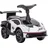 aiyaplay Rutschauto, Kinderfahrzeug, Rutschfahrzeug mit Stauraum, Hupe und Motorgeräusch, farblich in Weiß und Schwarz, ideal für drinnen und draußen Aosom.de