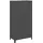 vidaXL Kleiderschrank Industrial 90 x 180 x 50 cm Anthrazit