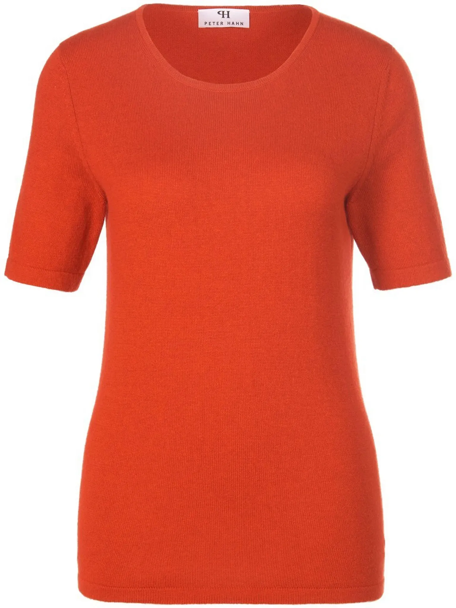 Le pull en soie et cachemire  Peter Hahn Seide/Kaschmir orange