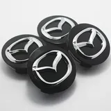 LJCXZS Auto Nabendeckel für Mazda 2,Hochwertiges ABS Material Radnabenkappen mit Logo Felgendeckel Radnabendeckel Nabenkappen Radnabenabdeckung Felgenkappen Auto Zubehör