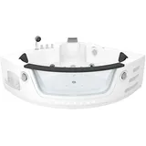AcquaVapore Whirlpool Eckbadewanne 140 x 140 cm (W05H-SC)