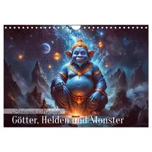 Calvendo Afrikanische Mythologie - Götter, Helden und Monster (Wandkalender 2026 DIN A4 quer), CALVENDO Monatskalender: Ein Kalender voller afrikanischer ... kraftvoll, einzigartig. (CALVENDO Kunst)