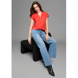 Bruno Banani Kurzarmbluse rot 40