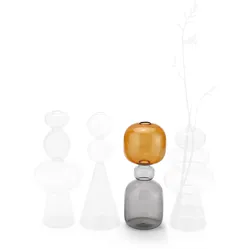 Curiosa Glasvase kugelförmig Sanduhr