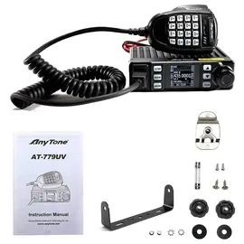 AnyTone AT-779UV Dualband 144–146 MHz, Walkie Talkie, Schwarz