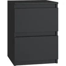 Nachtschrank Malwa M2 40 x 40 x 41 cm Schwarz