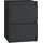 Nachtschrank Malwa M2 40 x 40 x 41 cm Schwarz