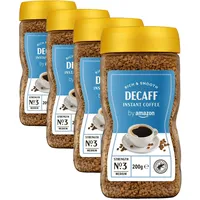 By Amazon Gold Decaff Instant-Kaffee, 200 g, Rainforest Alliance zertifiziert (Packung mit 4)