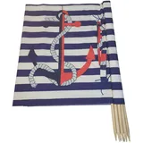 Windschutz 8m x 80cm f. Strand Garten See Meer SICHTSCHUTZ Blickschutz (9. Große Anker)
