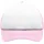 myrtle-beach 5 Panel Kinder Mesh Cap weiß/pink one size