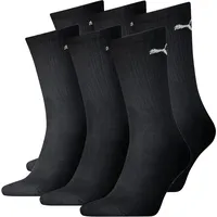 Puma Sportsocken Regular Crew Socken Sport 6-Pack schwarz 43-46