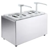 Contacto Saucendispenser mit Pumpe, zwei Behälter