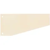 Wekre Trennstreifen Trapez 190 g/m2 Karton 24 x 10,5 cm chamois 100 Stück