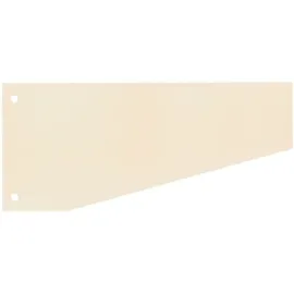 Wekre Trennstreifen Trapez 190 g/m2 Karton 24 x 10,5 cm chamois 100 Stück