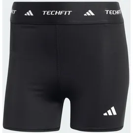 adidas TECHFIT Stay In Play Kurze Leggings Schwarz XXS