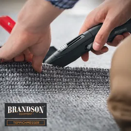 Brandson Teppichmesser Cuttermesser schwarz