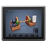 SunKol 15 Zoll lüfterloser Industrie-Panel-PC, All-in-One-Industrie-Embedded-Panel-PC mit kapazitivem Touchscreen, 2 x USB 2.0, 2 x USB 3.0, HDMI, 2 x RS232, LAN (i3-3217U, 8 GB RAM 128 GB SSD)