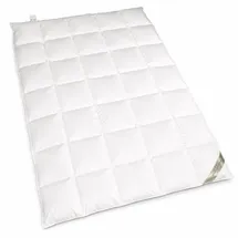 Betten Hofmann White Sibiria Schneegänseflaum leichte Daunendecke Bettdecke 5x7 155x220 cm 800g - Weiß