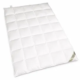 Betten Hofmann White Sibiria Schneegänseflaum leichte Daunendecke Bettdecke 5x7 155x220 cm 800g - Weiß