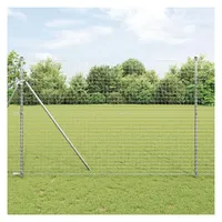 vidaXL Zaunpfosten Ø32 mm 200 cm Silber/Verzinkter Stahl