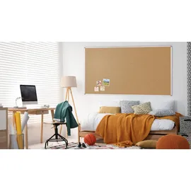 ALLboards Pinnwand 180 x 100 cm Braun