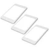Kalb Material Für Möbel LED Unterbauleuchte silber-grau, neutralweiss, ohne Sensor 3er SET