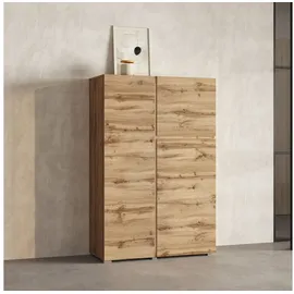OTTO home Highboard 92 x 139 x 40 cm Braun / Beige