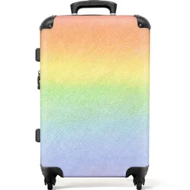 noboringsuitcases 4-Rollen Cabin 67 cm / 72 l regenbogen