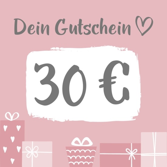 Schmatzepuffer® Geschenk - Gutschein - 30€