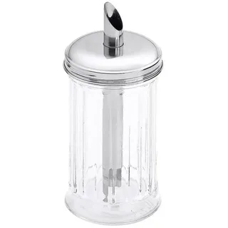 Contacto Edelstahl Zuckerspender, Zuckerdose, Zuckerstreuer, 300 ml,