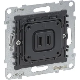Legrand SEANO 2-fach USB-Ladesteckdose Typ C 2 St.
