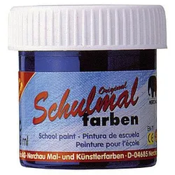 nerchau LACUFA Schulmalfarben blau 10x 18,0 ml