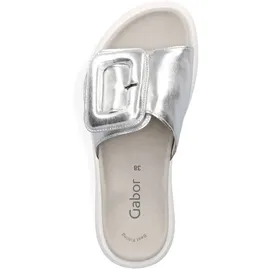 Gabor Pantoletten, für Damen in unifarben uni S24-0034723 / Silber - 40