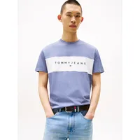 Tommy Jeans T-Shirt »TJM REG CBLK LINEAR LOGO TEE«