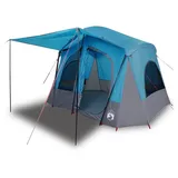 vidaXL Campingzelt 5 Personen Blau Wasserdicht