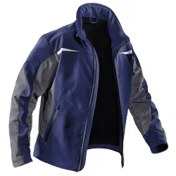Kübler® Softshelljacke 1241, mit Reflex WEATHER, marine/anthrazit 1241 7322 , 1 Stück, Größe: 4XL