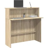 VidaXL Empfangstheke Sonoma-Eiche 100x50x103,5 cm Holzwerkstoff