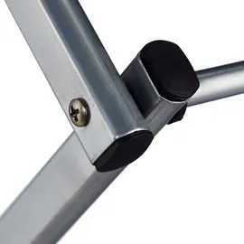 Relaxdays Wäscheständer 105 cm Silber