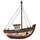 ib laursen Dekorationsobjekt Schiff blaues Haus Nautico (17,5cm)