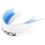 Shock Doctor Super Fit Power Mundschutz für Erwachsene, Weiß