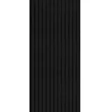 Kosche Akustikpaneel DecoLine, matt schwarz, 240 x 56,1 x 1,9 cm, mit schwarzem Filz