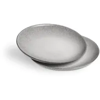Springlane Frühstücksteller Misty Cliff 20 cm grau 2er Set