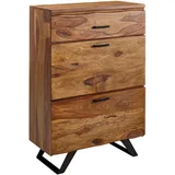 KADIMA DESIGN Highboard 80 x 120 x 41,5 cm Braun