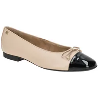 Paul Green Ballerinas in Schwarz/Beige / Gr.: 42,5