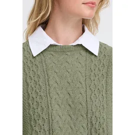 Oxmo Strickpullover Grün XL