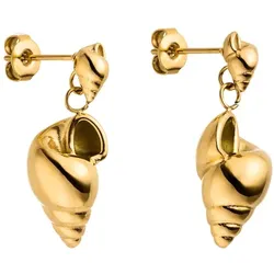 Purelei Ohrringe Seafoam mit Muschel-Anhänger Gold Damen 