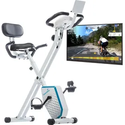 Heimtrainer Fitnessbike Foldaway X-1000 PLUS - Handpuls-Sensoren - klappbar EINHEITSGRÖSSE